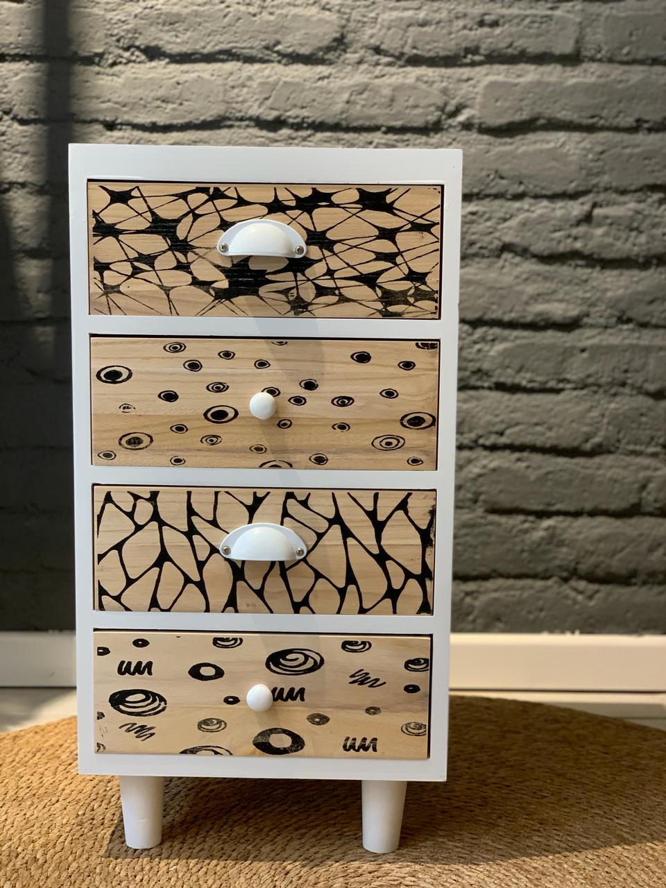 CHARLOTTE VELADOR 100% MADERA DISEÑO PRINT - Imagen 2