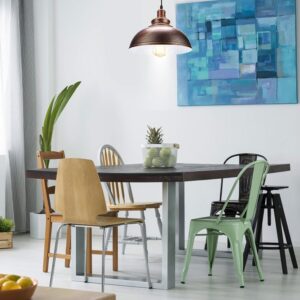Lámpara Colgante Con Cubierta De Olla Industrial De Estilo Moderno Para Comedor, Estudio, Decoraciones De Luz De Techo - Decoracion