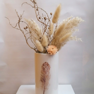 Florero pluma al viento - Decoracion