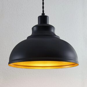 LAMPARA INDUSTRIAL NEGRA