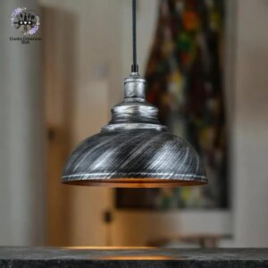 Lámpara retro Vintage Estilo industrial plata envejecida - Decoracion